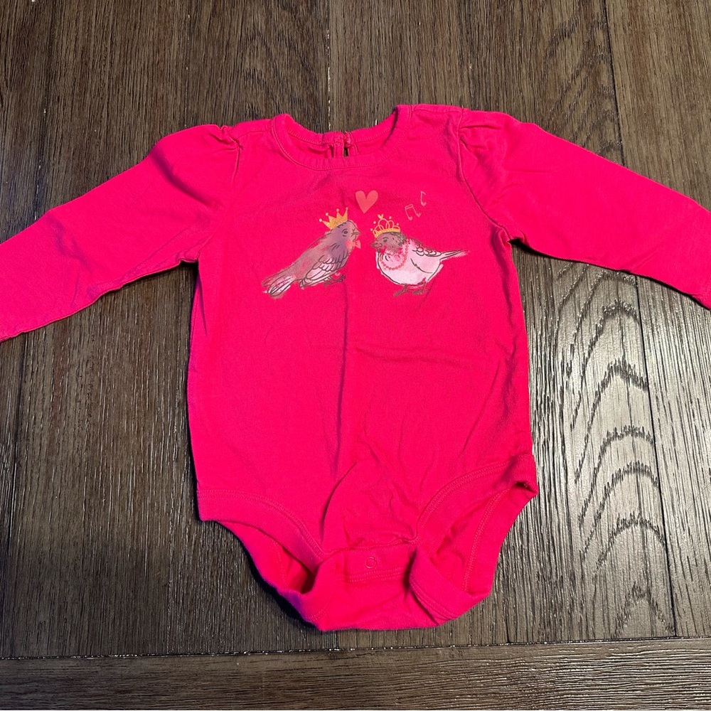 THROWBACK to 2010 Baby Gap 6-12mo Girls LS Onesie